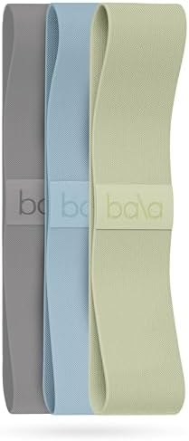 Bala Bands Resistance Bands, Non-Slip Fabric Exercise Bands | Non-Slip Ankle, Legs, Glutes & Booty Bands, Women & Men - Loop Workout Bands for Yoga, Pilates & Strength Training