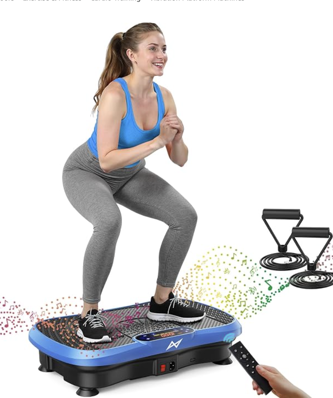 Vibration Plate Fitness Platform Exercise Machine
