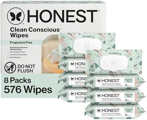 Multi-Use Baby Wipes, Geo Mood, Unscented, 576 Count