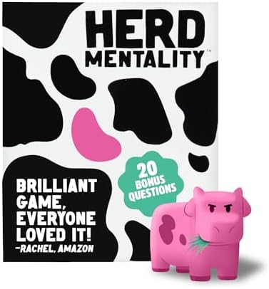 Herd Mentality Udderly Funny Family Board Game, Ages 10+