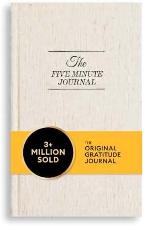 The Five Minute Journal - Original Daily Gratitude Journal for Women & Men - Mindfulness, Happiness & Daily Reflection - Undated Planner - Affirmation Journal