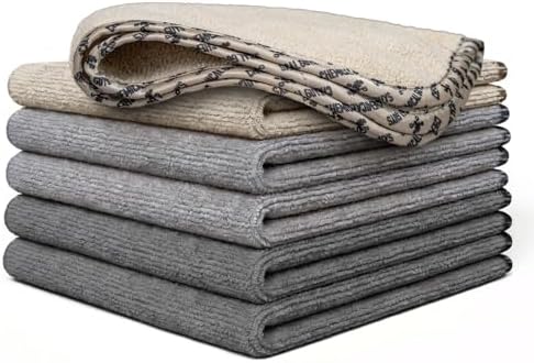 AllSwipe Multi-Purpose Microfiber Towels, 14 x 12, 6 Pack