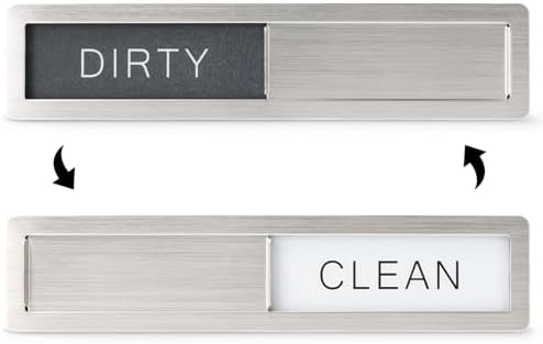 KitchenTour Dishwasher Magnet Clean Dirty Sign
