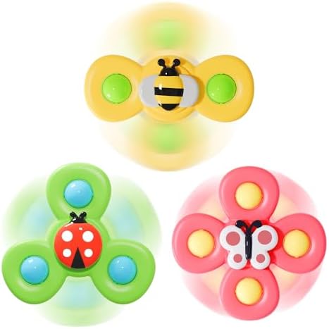 Strong Suction Cup Fidget Rotating Sensory Bath Toys